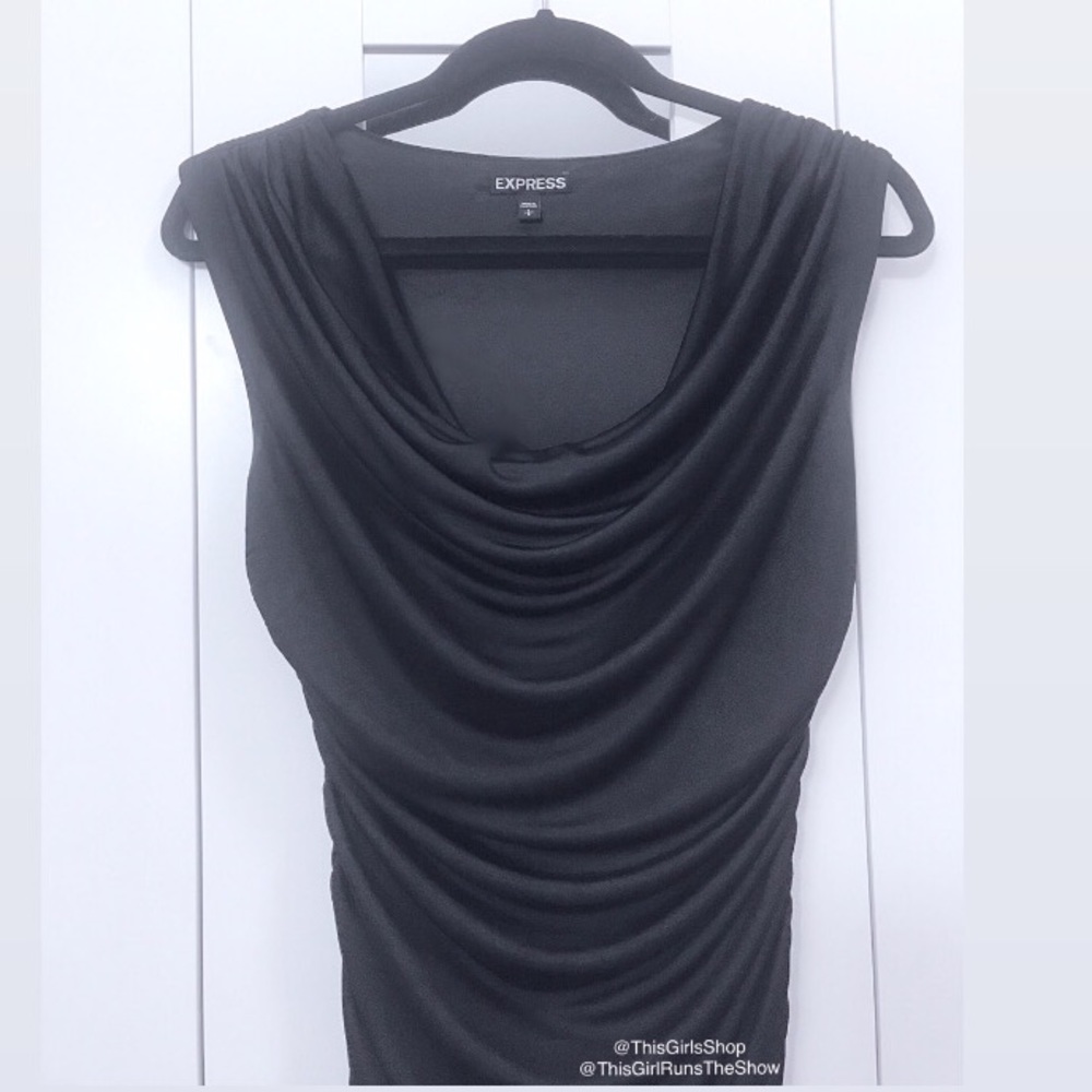 SALE🖤 Express Black Dress - Picture 2 of 2